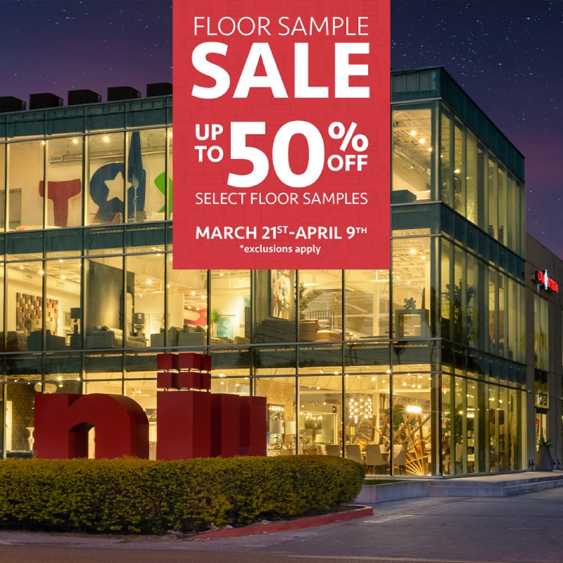 2022 Floor Sample Sale (Valid From: March 21, 2022 to April 9, 2022)
