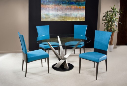 Crystal dining table