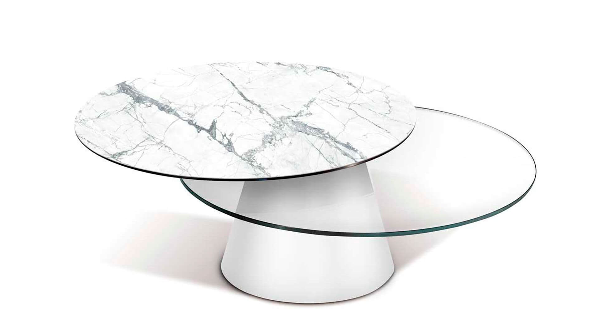 girotondo-tavolino-coffeetable-web6 round two top coffee table in ceramic and glass combination