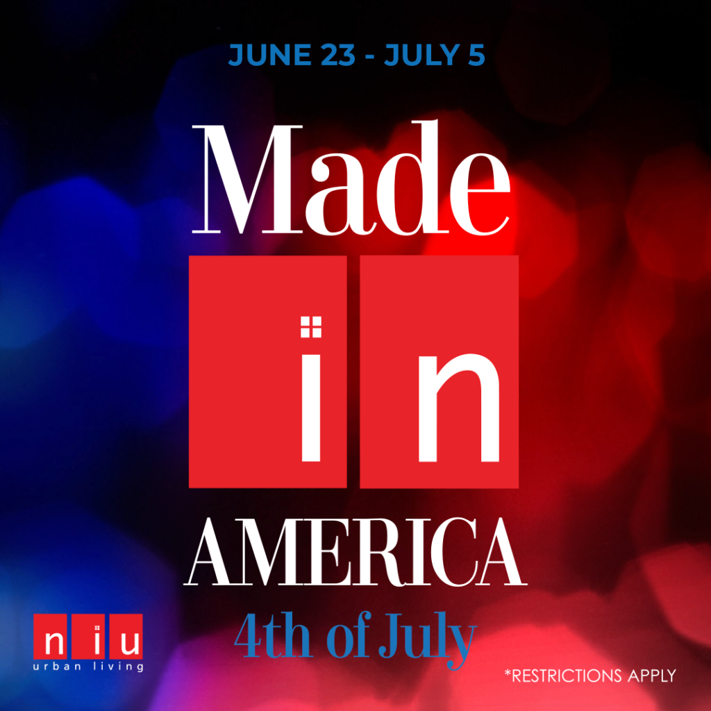 NIU MADE IN AMERICA EVENT (Valid From: June 23, 2025 to July 5, 2025)