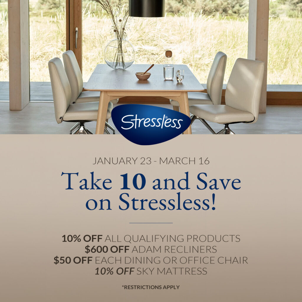 TAKE 10 STRESSLESS® PROMO (Valid From: January 23, 2026 to March 16, 2026)